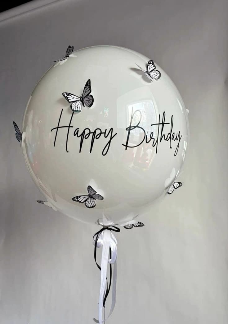 Butterfly Shape Foil Balloon view 3