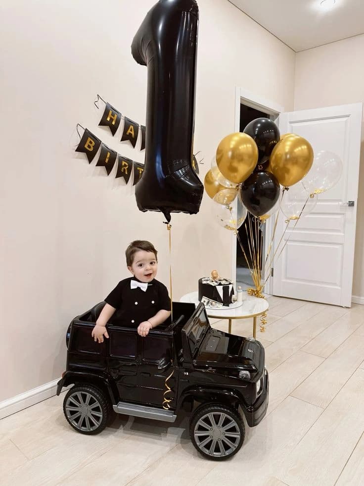 Black & Gold First Birthday