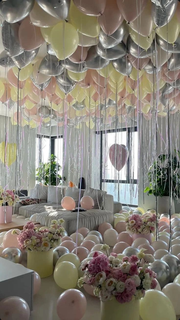 Pastel Ceiling & Flowers