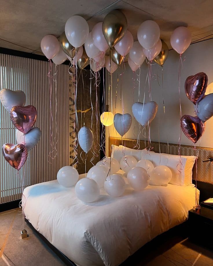 Romantic Bedroom Surprise